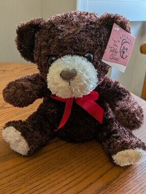 Tim Hortons Tim Teddy Cares brown bear plush 9” . Tags Intact. Like New.